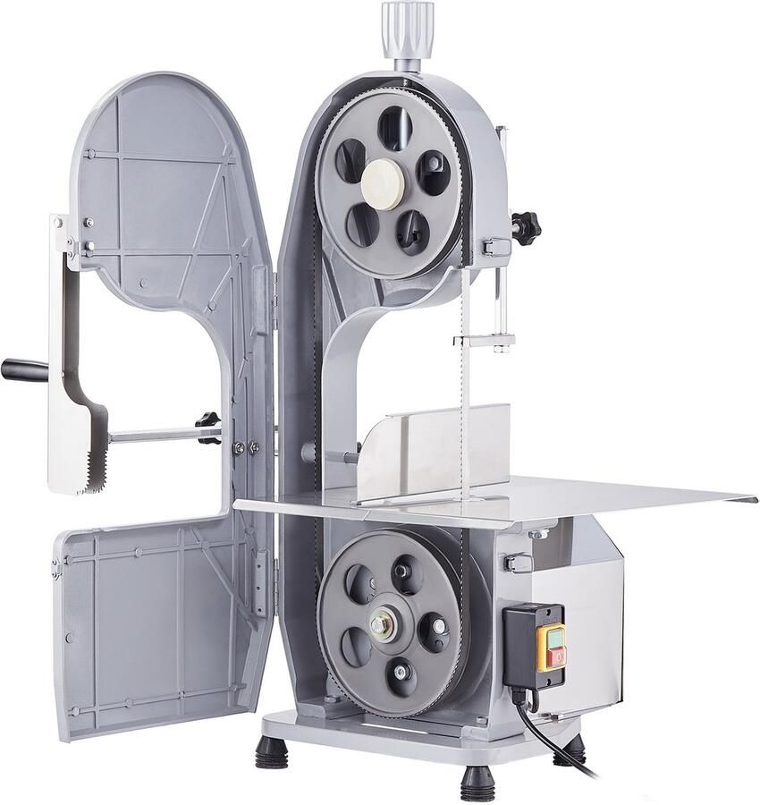 1500W Commerciële Elektrische Vleeslintzaag Roestvrijstalen Botzaagmachine voor Het Snijden van Vlees En Botten