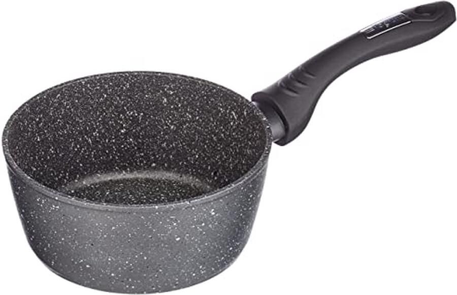 Braadpan met handgreep Kookpan Maaltijden bereiden Gegoten aluminium 16 cm Grijs