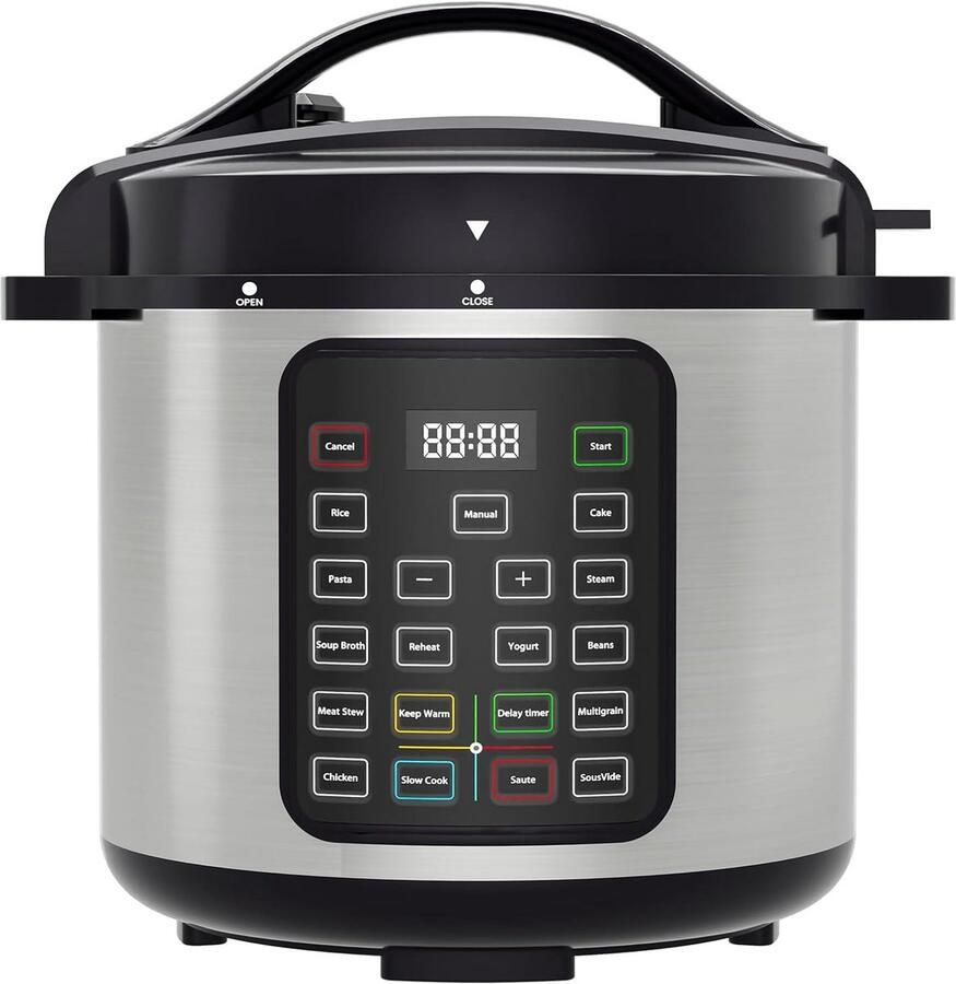 16-in-1 Digitale Snelkookpan met Rijstkoker Functie RVS Multi Cooker