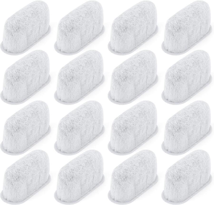 16 Stuks Espresso Machine Filter Vervanging Actieve Houtskool Waterfilter voor Koffiemachines Geschikt voor Alle Cuisinart Koffiemakers