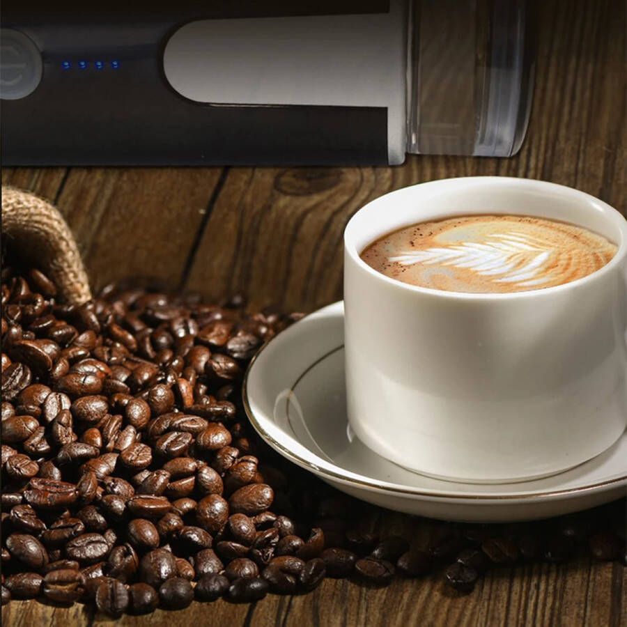 170 ML Espresso Machine voor Auto en Thuis – Koffiemachine voor Capsules en Gemalen Koffie Automatische Koffiemachine voor Keuken en Kantoor Koffiezetapparaat en Espresso Maker