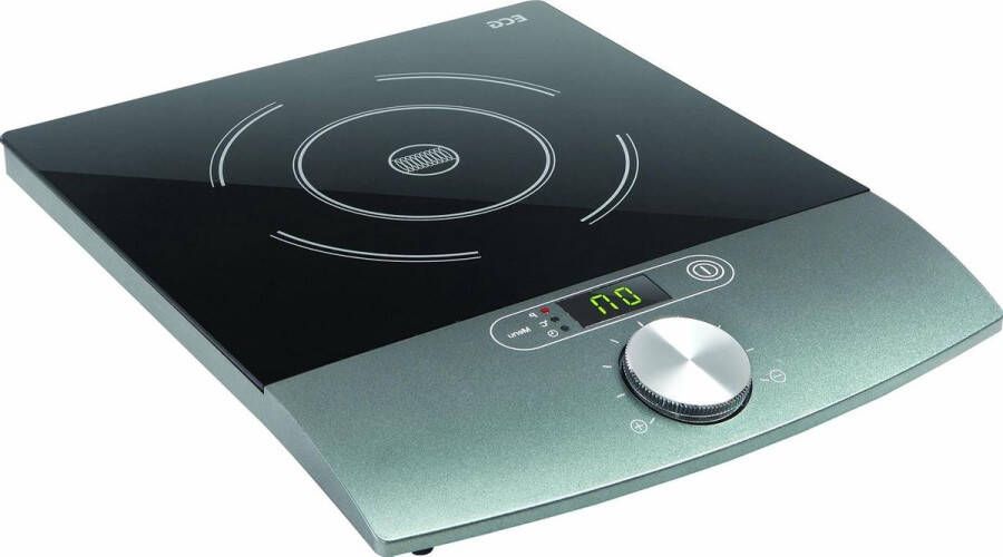 18 Inductiekookplaat 1800 W 10 warmtestanden temperatuur 60-240 °C tijdcontrole 1-180 min zwart