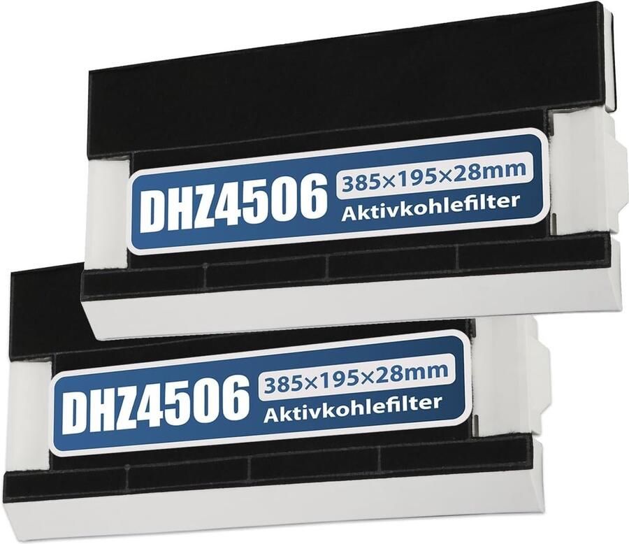 2 Actieve Koolstoffilters voor Afzuigkappen Vervangingsfilters voor Bosch Siemens Neff en Balay Geschikt voor modellen DHZ4506 LZ45501 CZ5144X5 en meer
