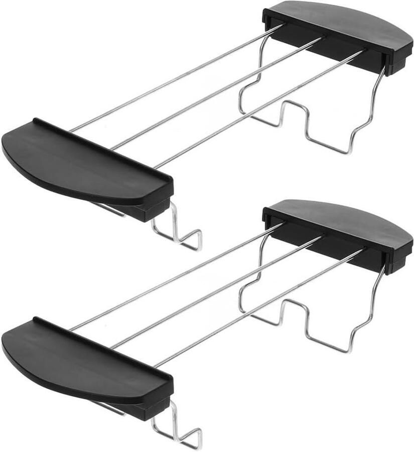 2-delige broodrooster grill set broodschijf houder sandwichstandaard en bakaccessoires voor brood en taart roestvrijstalen keukengerei