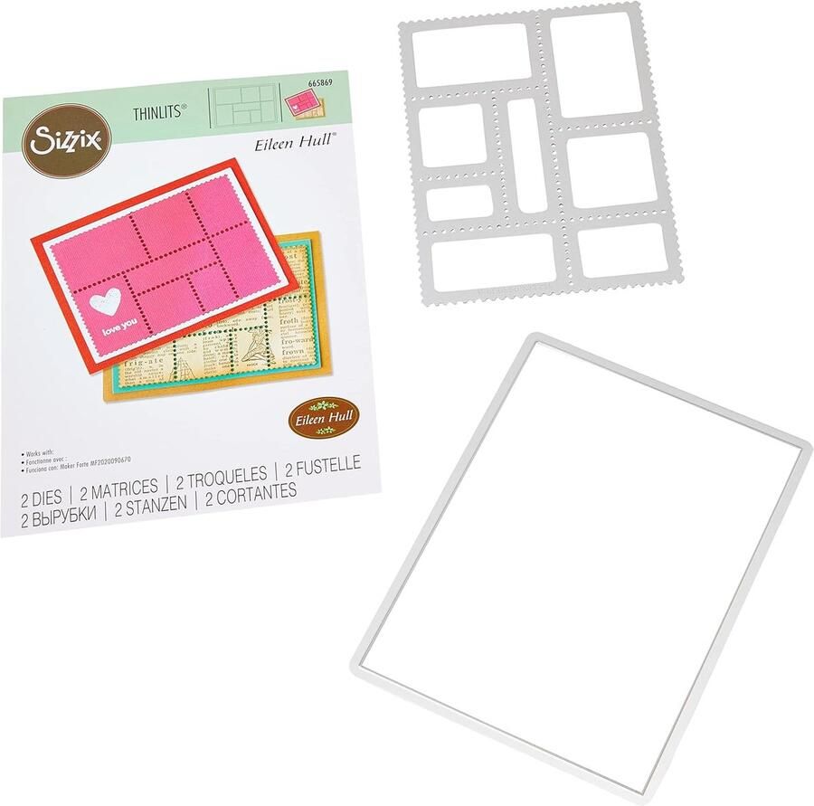 2-Delige Thinlits Snijmal Set voor Kaarten en Papierprojecten