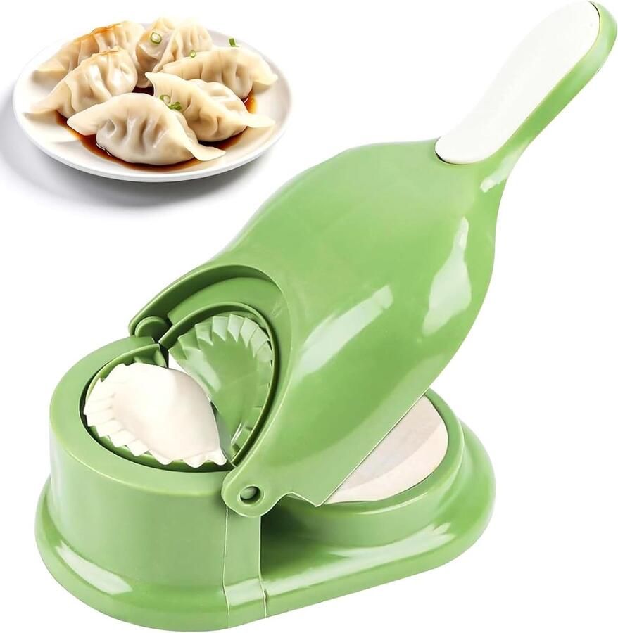 2 in 1 Dumpling Machine voor het Maken van Dumplings Ideaal voor Keuken Restaurant en School Eenvoudig en Efficiënt Dumpling Mould Systeem