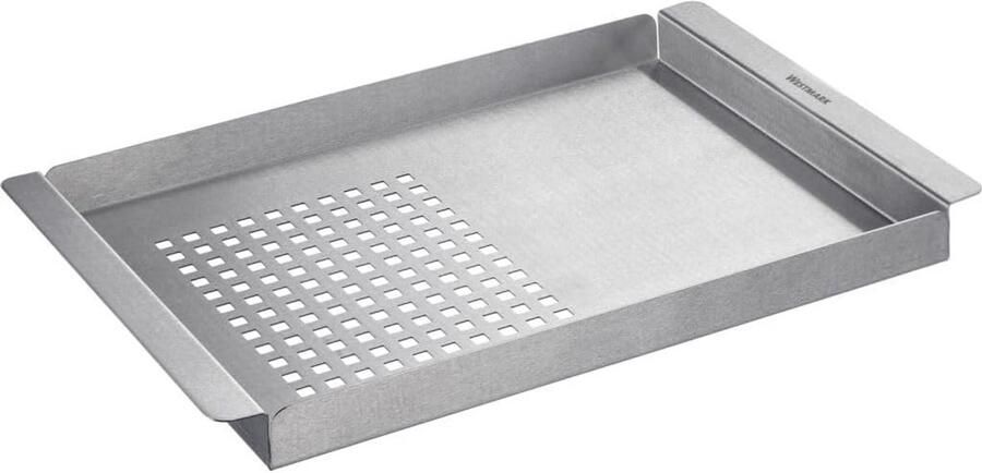2-in-1 Grillplaat Roestvrij Staal Voor Gas Houtskool & Elektrische BBQ