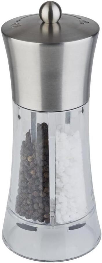 2-in-1 koud pepper mill 7 5 cm H: 18 5 cm