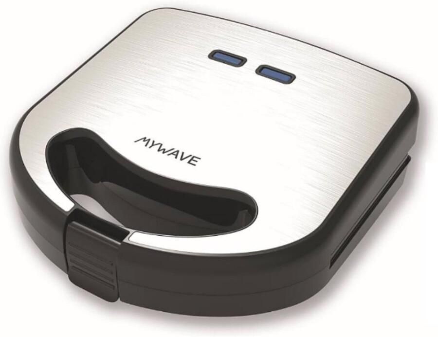 2-in-1 Sandwichmaker met Grillplaat Afneembaar en Antiaanbaklaag - Foto 2