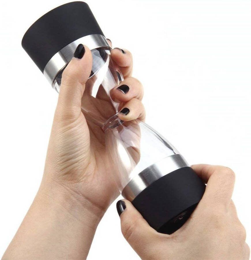 2-in-1 Zout- en Pepermolen met Instelbaar Keramisch Maalwerk 18 cm