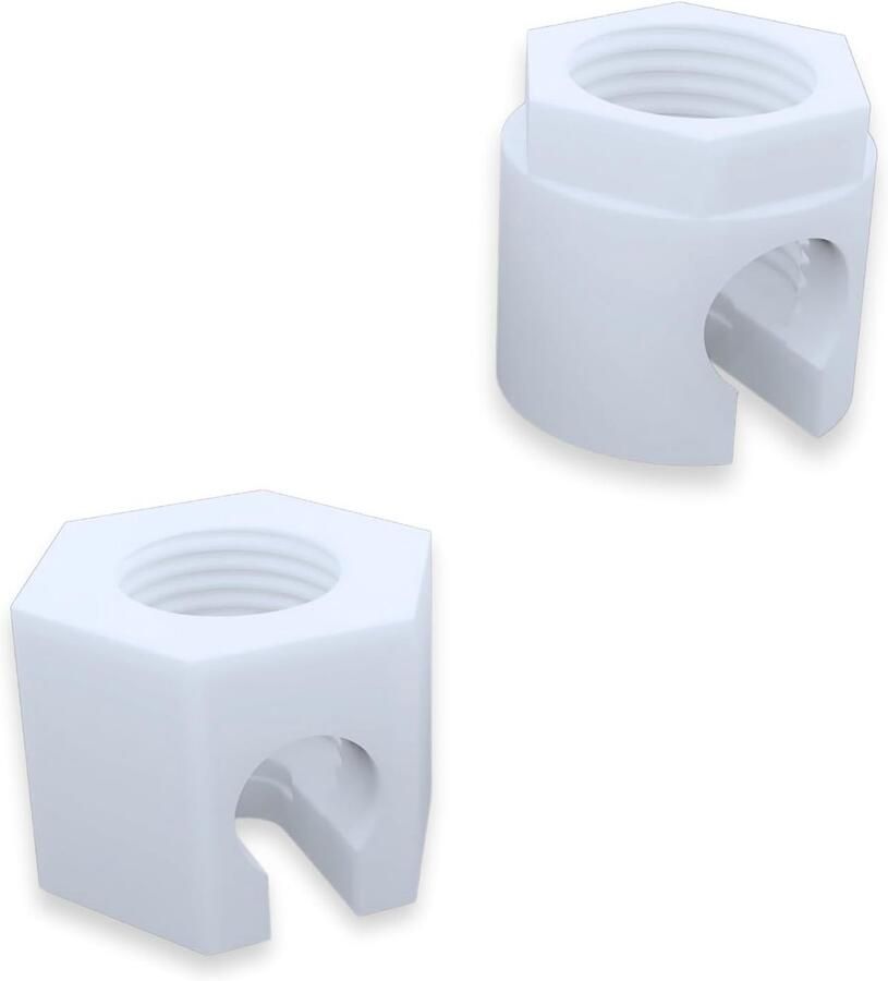 2 moeren voor Sodastream Compatibel met Jet Spirit Easy Crystal Terra Duo Fizzi 1.0 & 2.0 Accessoires voor Soda Machine Lekken Bruiswatertoestel Slangverbinding
