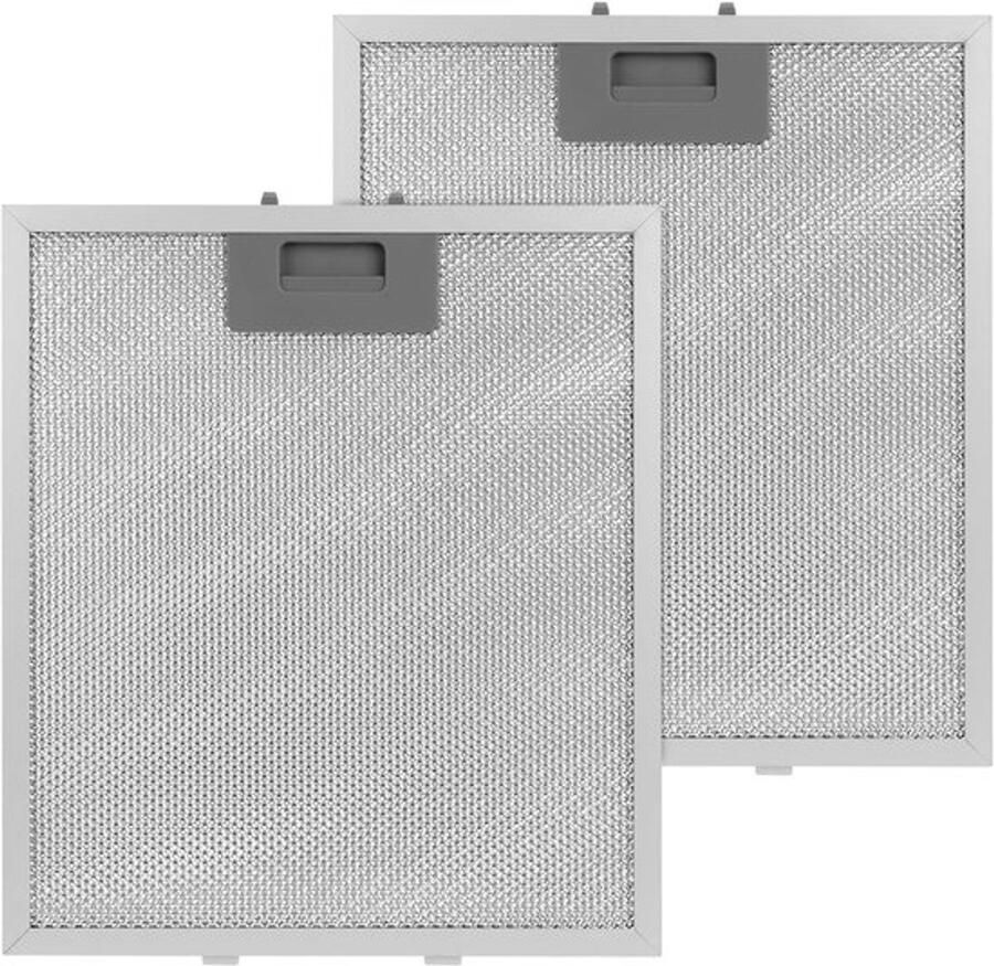 2-pack 305 x 267 mm Metaal Vetfilter voor Afzuigkappen 5-laags Aluminium Filter voor Optimale Vetafvoer en Luchtcirculatie