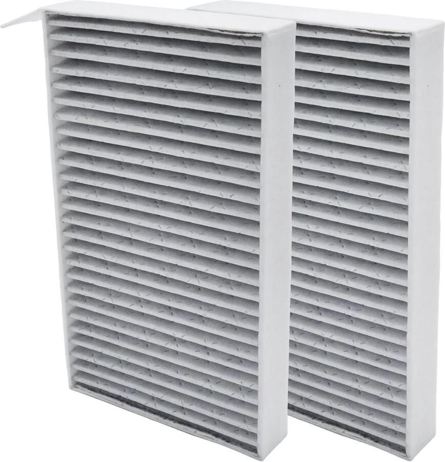 2-pack interieurfilters vervanging voor Tesla Model 3 & Model Y actieve koolfilter voor schone binnenlucht