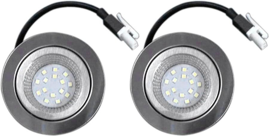 2-Pack Keuken Rookafzuiger Lamp 1.5W 230V 68mm Afzuigkap Lamp Fornuis Afzuigkap Lamp Rookafzuiger Lamp Wit