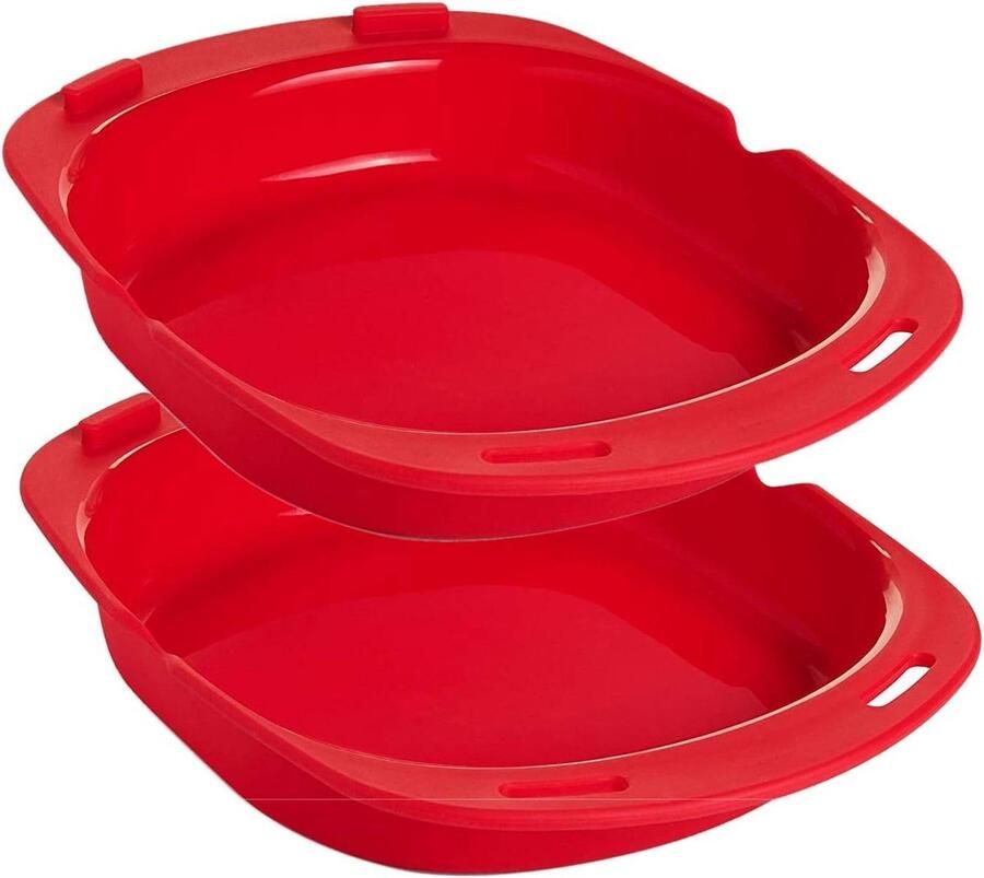 2 Pack Silicone Omelette Maker Microwave Non Stick Omelette Maker Egg Roll Baking Pan Omelette Tools
