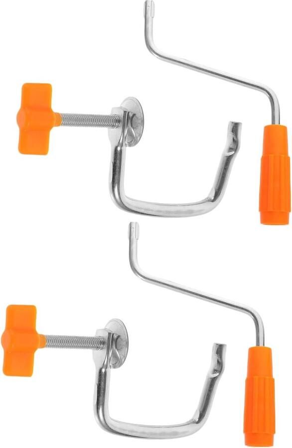 2 Sets Pastamakerklemmen Noedelmakergreepaccessoires Pastamachinebevestigingsclip Pastamachineonderdeel Pastamakergreep Pastamachinevervangingsgreep Pastaklem