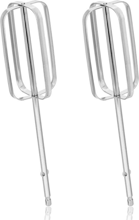 2 St Handmixer Kloppers Opzetstukken Roestvrij Staal Vervangende Kloppers Elektrische Mixeronderdelen Voor Hamilton Beach 62682RZ 62692 62695V 64699 (4 Stokjes)
