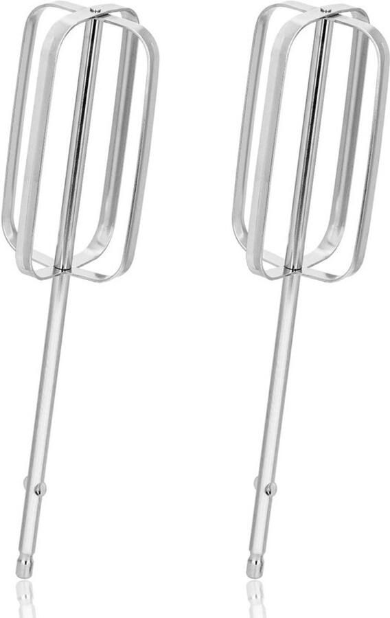 2 St Handmixer Kloppers Opzetstukken Roestvrij Staal Vervangende Kloppers Elektrische Mixeronderdelen Voor 62682RZ 62692 62695V 64699 (4 Stokjes) - Foto 1