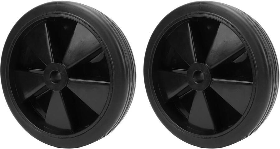 2 Stks 6 Inch Universele Wielen 12 Gaten Rubberen Wiel Luchtcompressor Vervanging Deel 150 Mm Diameter voor Eenvoudige Mobiliteit