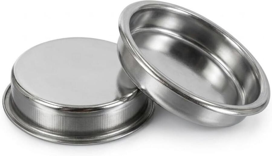 2 Stuks 58mm Blindfilter voor Espresso Backflush Zeef voor Reiniging en Onderhoud van Koffiemachines