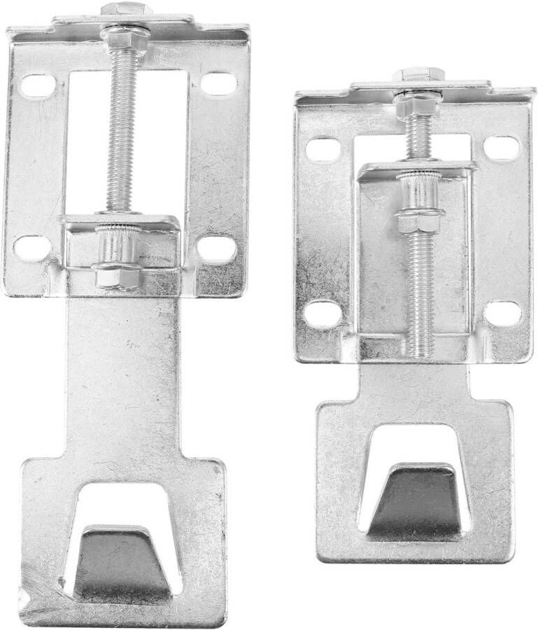 2 stuks aansluiten afzuigkap accessoires afzuigkap haak verstelbare haak drijvende hangplaat afzuigkap accessoires afzuigkap beugel roestvrij staal zilver