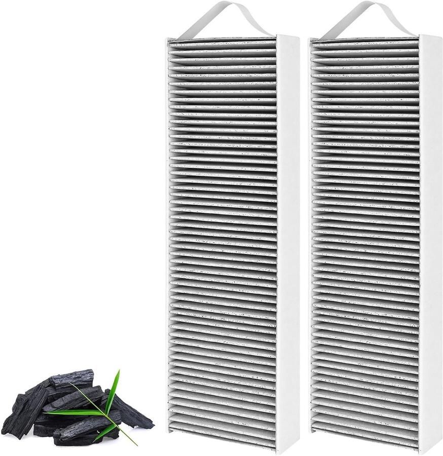 2 Stuks Actieve Koolstoffilters voor B X Pure S Pure PURU of PUXU Afzuigkap Vervangingsfilters voor Luchtcirculatie en Filtratie Accessoires