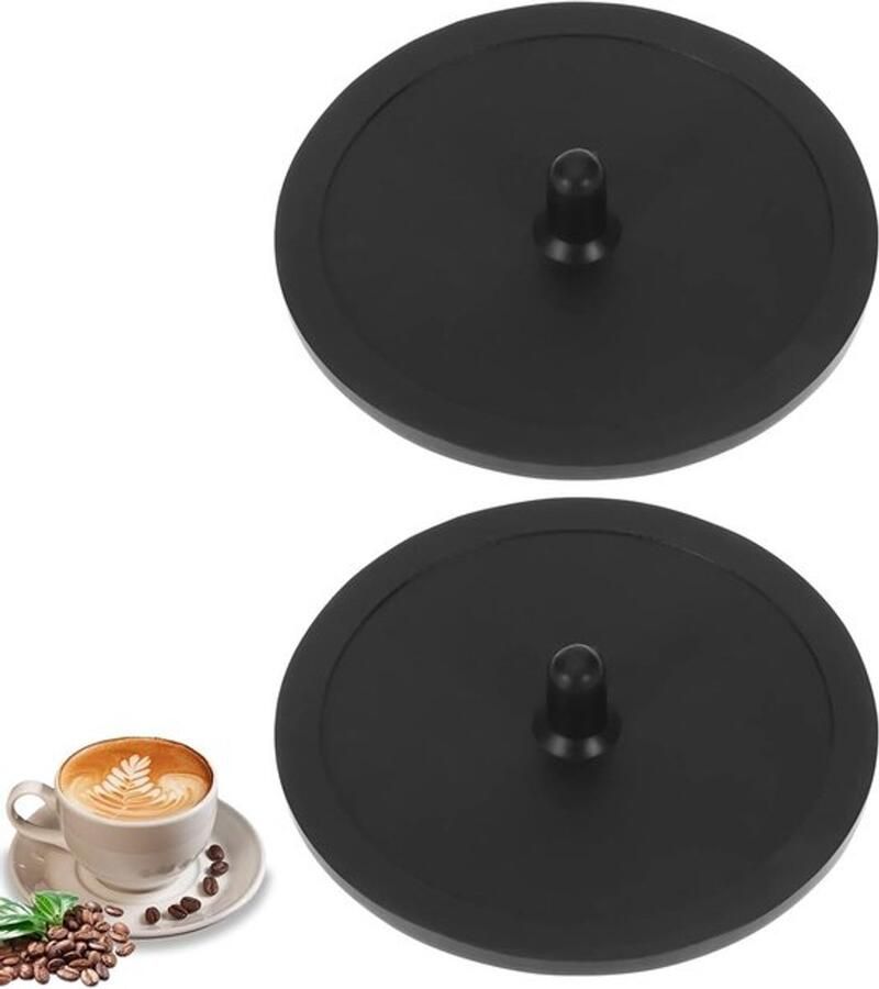 2 Stuks Backflush Disc voor Espresso Machines Rubber Schoonmaakdisc voor Koffiemachines Blindfilter en Onderhoud