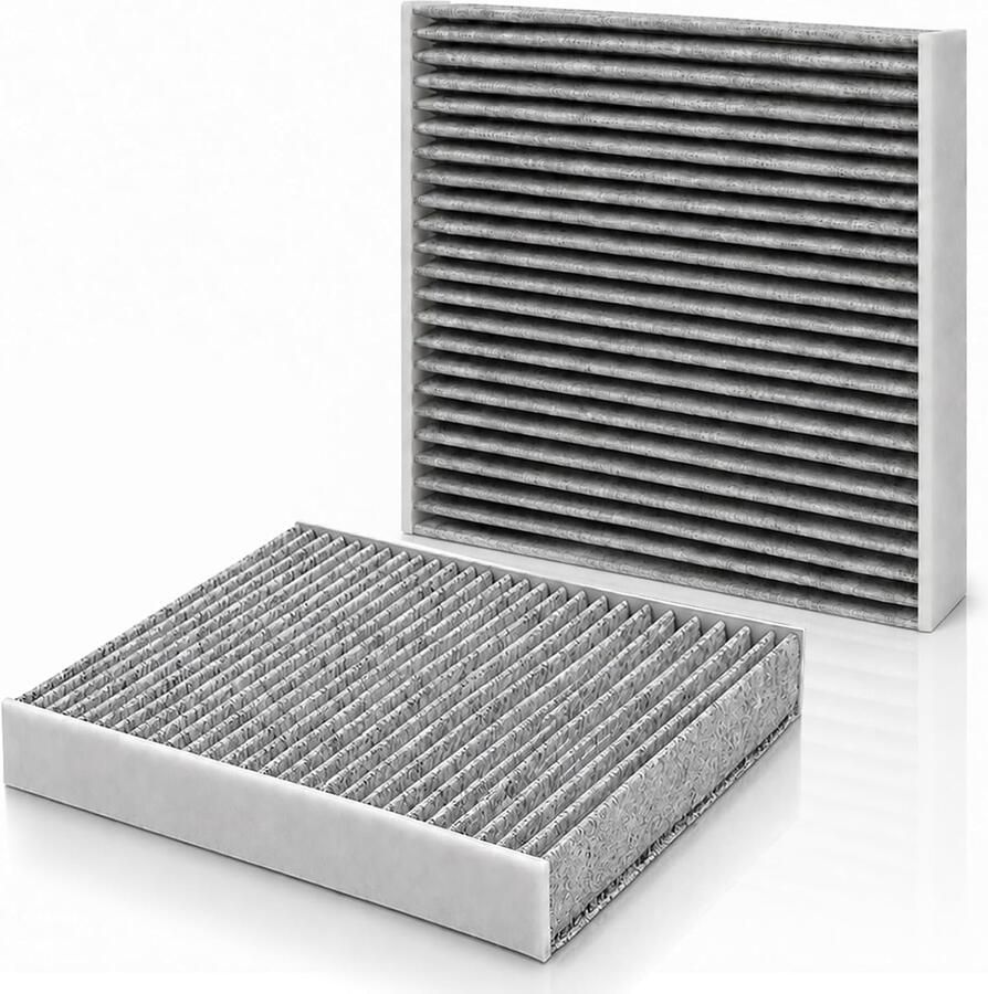 2 stuks binnenfilters voor Bosch R2543 luchtfilter voor auto met actieve kool
