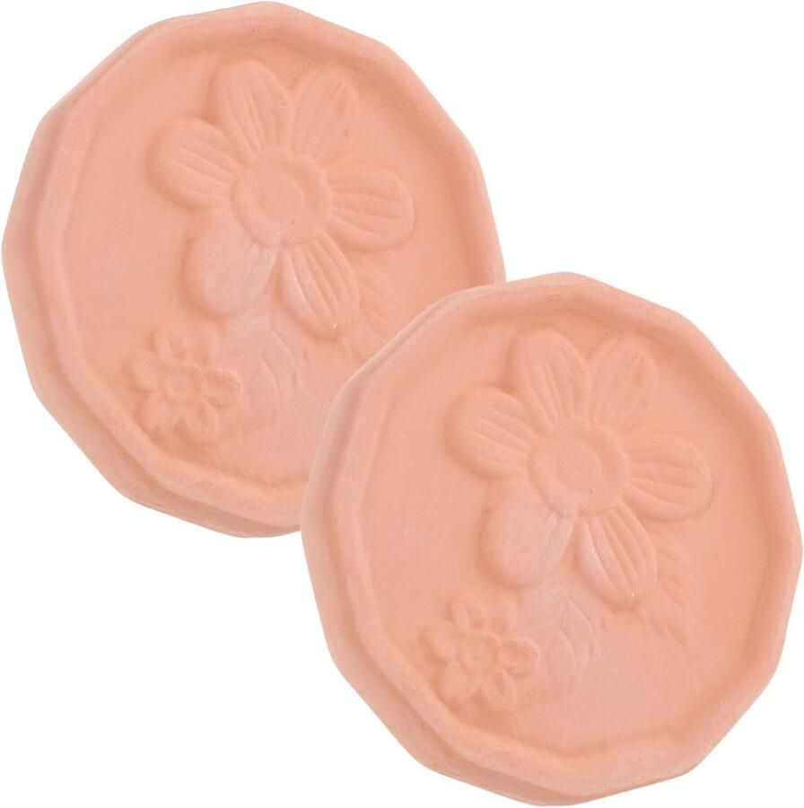 2 Stuks Bruine Suiker Vochtinbrengende Container Terracotta Suikerbespaarder Bloem Suikerbespaarder Suikerbevochtiger Suikersteen Suikerverzachter Schijf