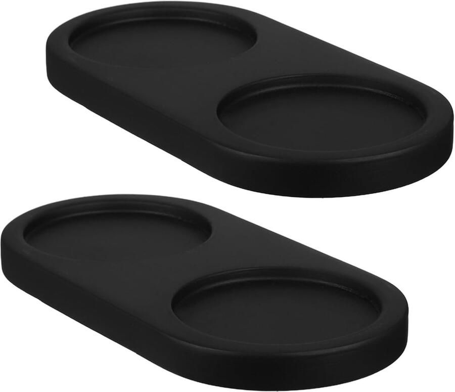 2 Stuks Delige Houten Pepermolenhouder Stabiele Grinder Stand met Binnendiameter Multifunctionele Peperstrooier Houder voor Keukenblad Keukendecoratie