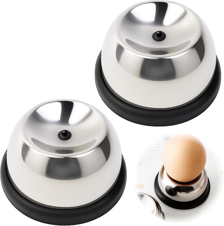 2 stuks eierprikkers eierprikker van roestvrij staal Eipicker Eidorn ei prikker keukenhulpmiddelen voor snel koken (zwart)
