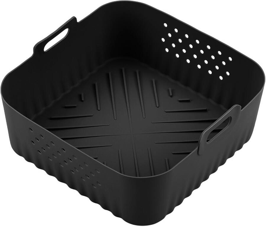 2 stuks Geschikt voor NINJA AF140 AF141AF180 AF181 HD9270 Airfryer siliconen bakplaat airfryer accessoires- zwart