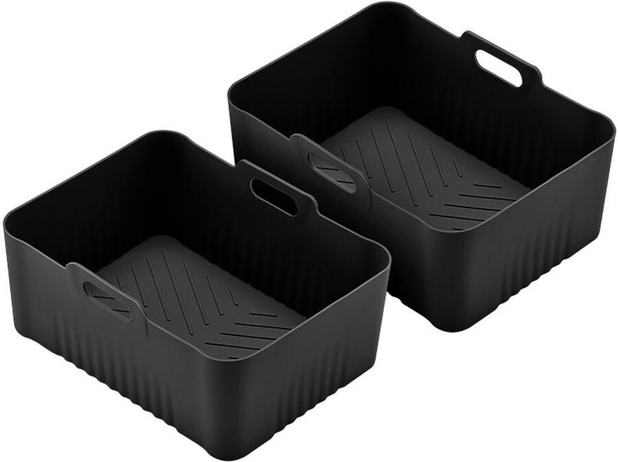 2 stuks Geschikt voor Ninja AF400 451 Toevoegen aan verlanglijst vergelijk siliconen bakplaat voor airfryer zwart