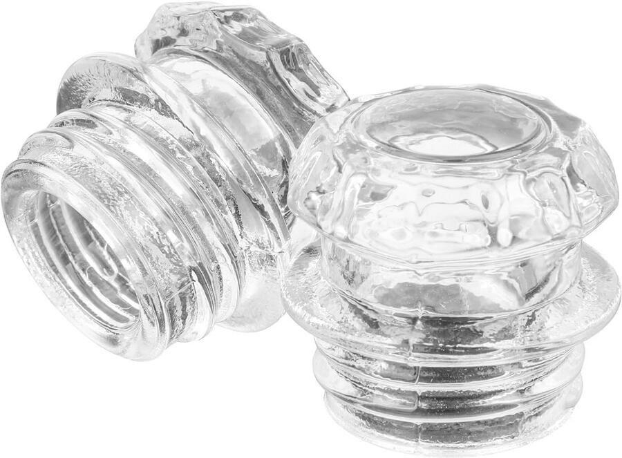 2 Stuks Glazen Vervangingsknop voor Percolator Koffiezetapparaat