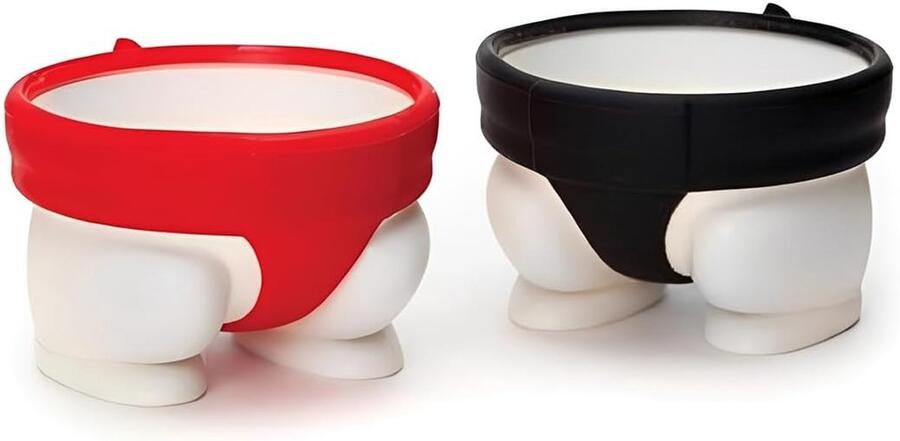 2 stuks grappige eierdopjes set grappige eierdopjes voor kinderen decoratief dienblad eierrek eierhouder kinderen ontbijt eierdopje paasgeschenken kinderen