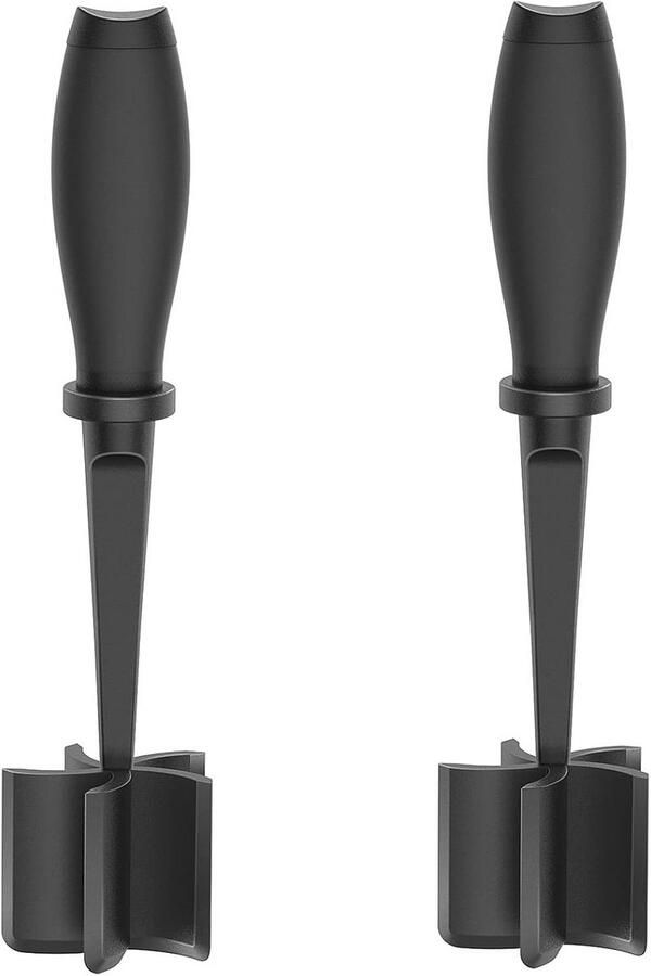 2 Stuks Hittebestendige Vleesmolen + Stamper Tool voor Gehakt en Stoofschotels