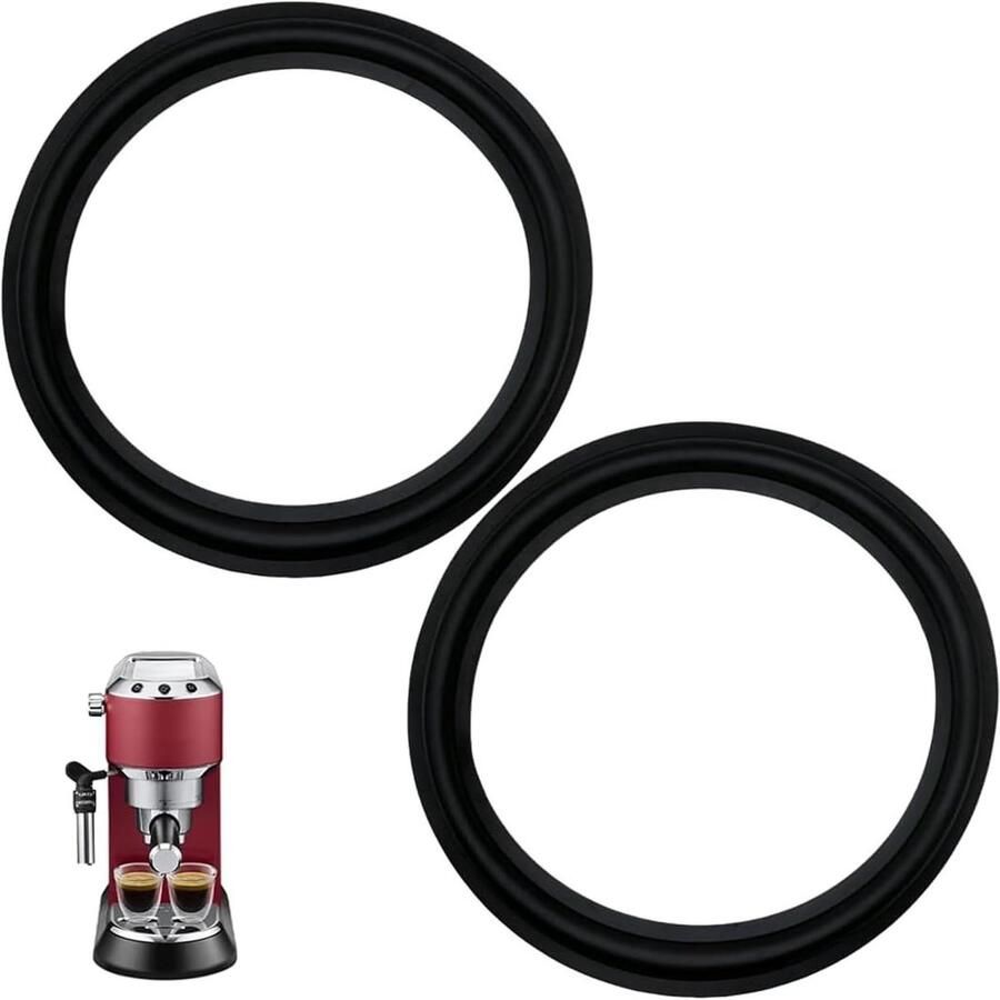 2 Stuks Hoge Kwaliteit Siliconen Afsluitring voor Koffiemachines Geschikt voor Ec680 Ec685 Ec785 Ec885 Ec850 Ec860 Duurzaam en Temperatuurbestendig