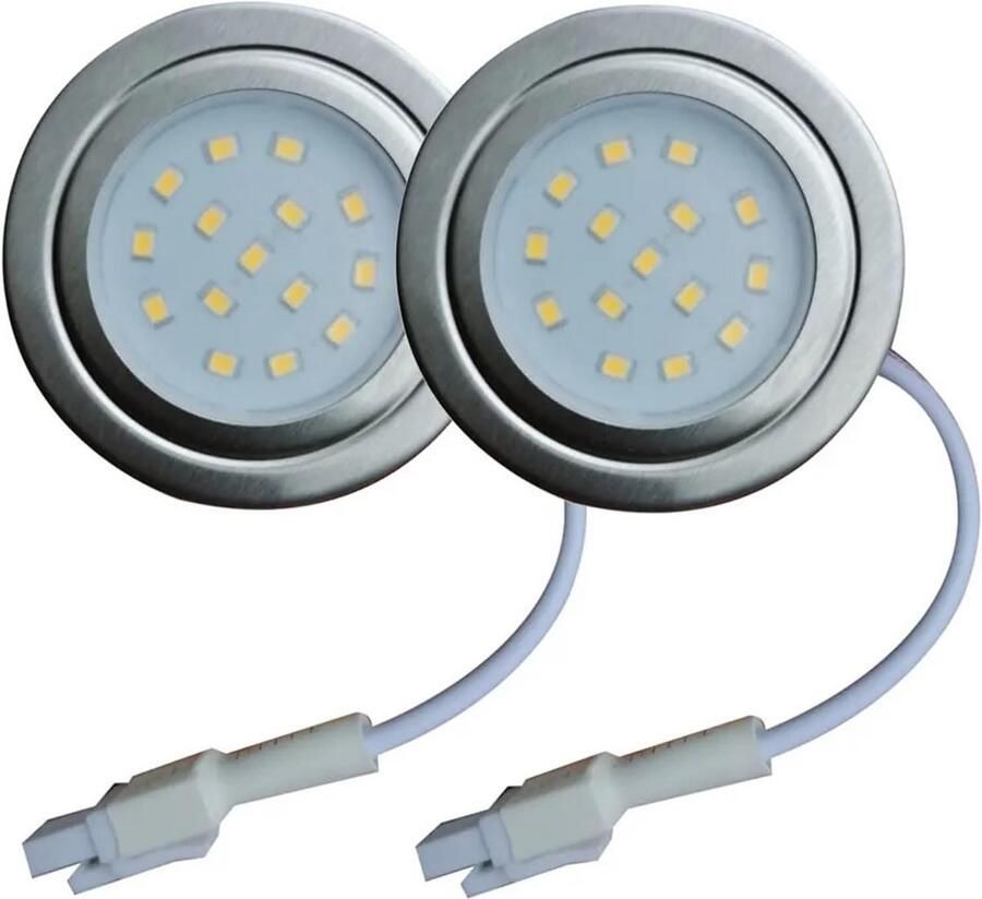 2 Stuks LED Verlichting 1.5W voor Afzuigkap 55mm Inbouw Universele Keuken Ventilator Lamp