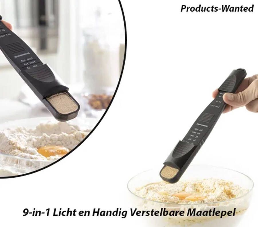 Innovagoods 2-Stuks Licht en Handig Verstelbare Maatlepel (9-in-1)