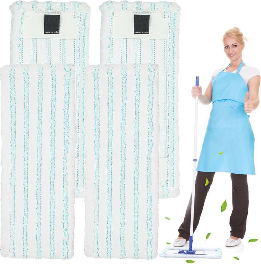 2 stuks microvezel dweilmophoes Reserveovertrek voor vloermoppen