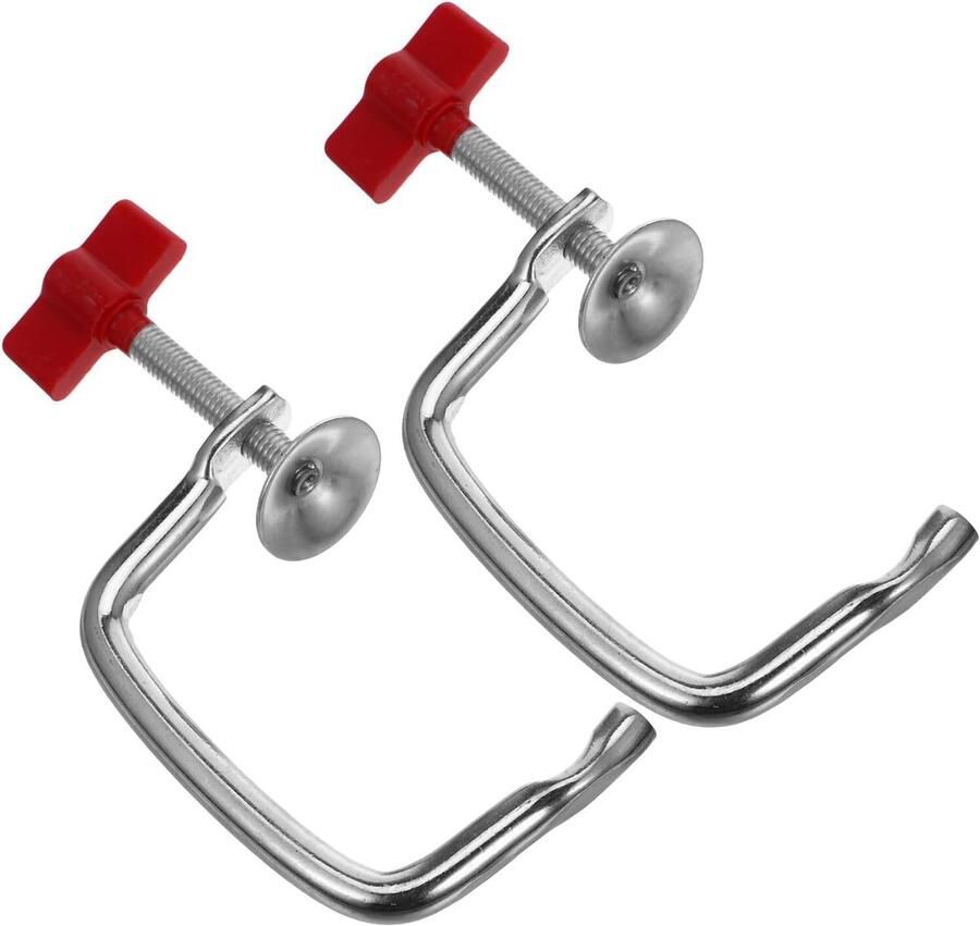 2 Stuks Noedelmaker Bevestigingsklem Pasta Noedels Pastamachine Houderklem Pastaklem Keukenaccessoires Pastamachine Houderklem Pastamaakklem Onderdelen Voor Rood