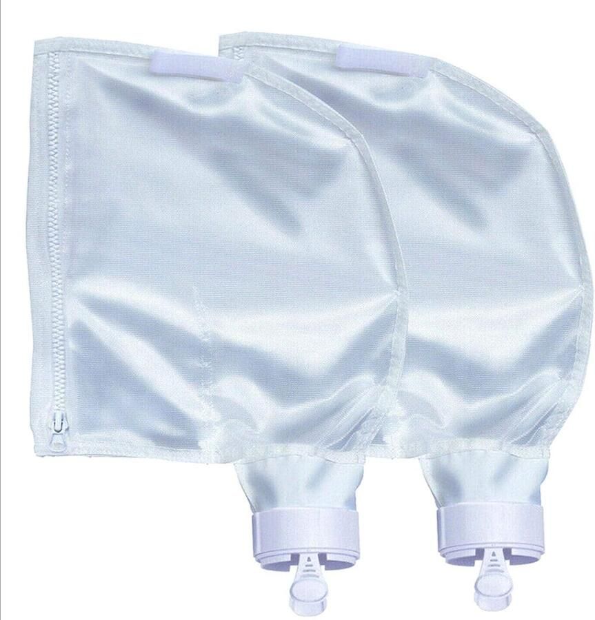 2 stuks Nylon Mesh Pool Cleaner multifunctionele tas vervanging voor Polaris 280 480 Pool Cleaner multifunctionele accessoires met ritssluiting