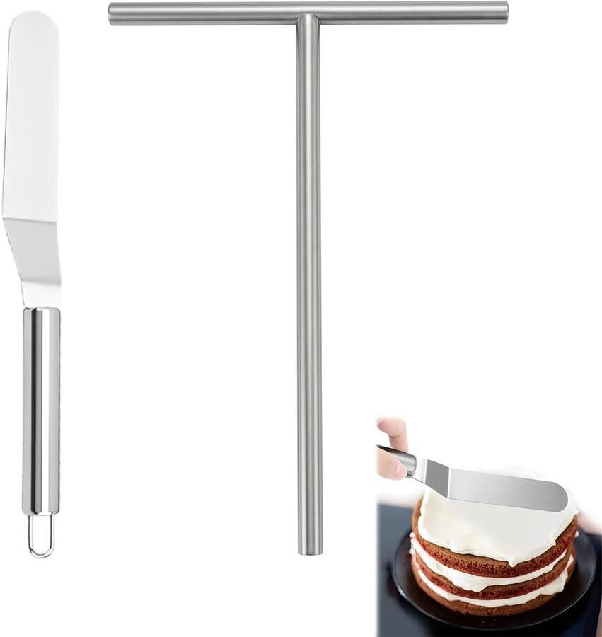 2 stuks pannenkoekenspatel en spatel van roestvrij staal 18 5 cm pannenstandaard 27 cm spatel voor keuken pannenkoeken wafels crêpes cake