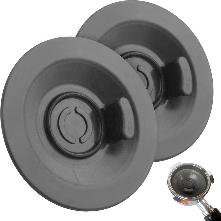 2 Stuks Reinigingsschijven voor Espressomachines Silikon Accessoires