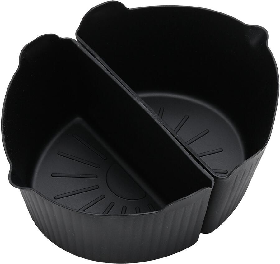 2 stuks Slowcooker siliconen bekleed met siliconen slowcooker liner gemakkelijk te reinigen slowcooker liner accessoires- zwart