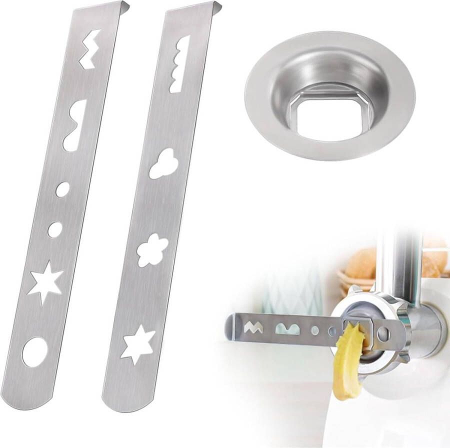 2 stuks spuitgebakopzetstukken 8 vormen vleesmolen-accessoires opzetstuk voor koekjes desserts gehakt voor MUM4 MUM5