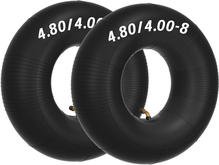 2 x binnenband 4.10 3.50-4 binnenband 4.10 3.50-4 kruiwagen binnenband met TR87 hoekventiel bandenslang voor kruiwagen handkar tuinaanhanger grasmaaier