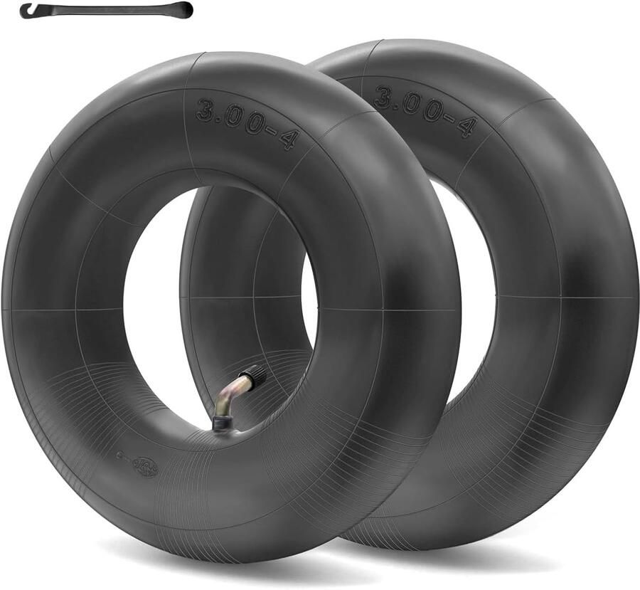 2 x slang 3.00-4 voor steekwagenwiel 260 × 85 mm steekwagen & bolderkarren hoekventiel binnenslang luchtbanden rubberen slang steekwagenslang bandslang reserveslang