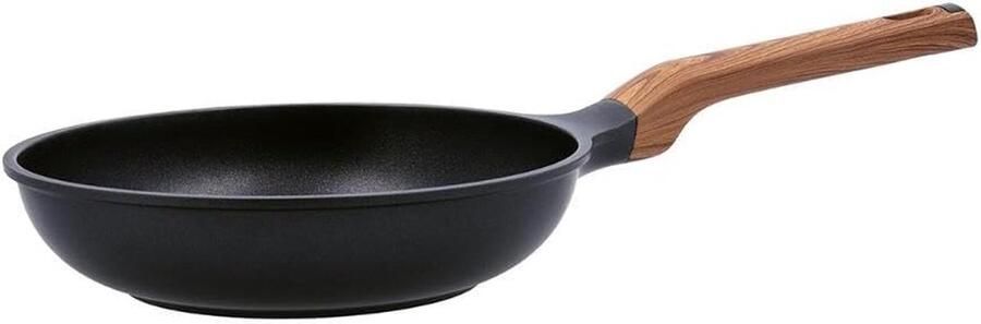 20 cm Carbon Koekenpan Gietaluminium Zwart