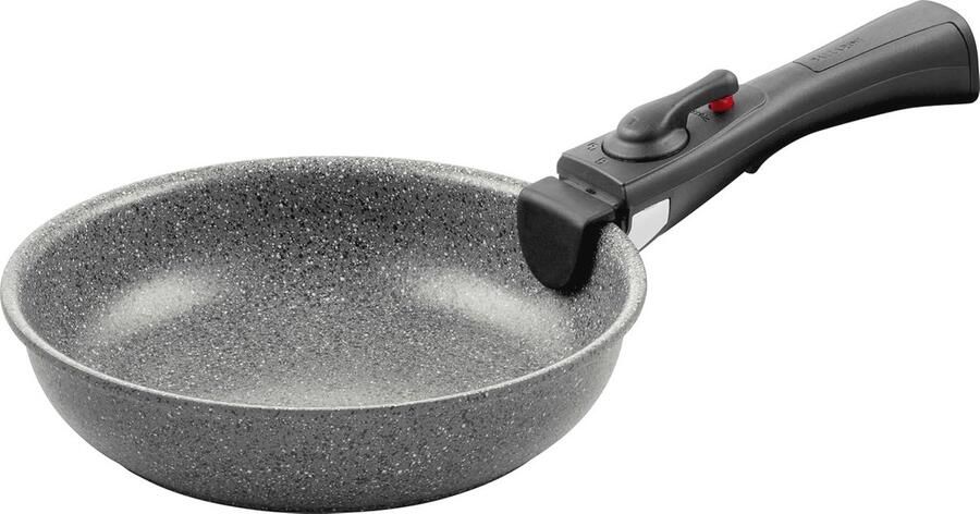 20 cm Keramische Koekenpan met Afneembare Handgreep Geschikt voor Inductie